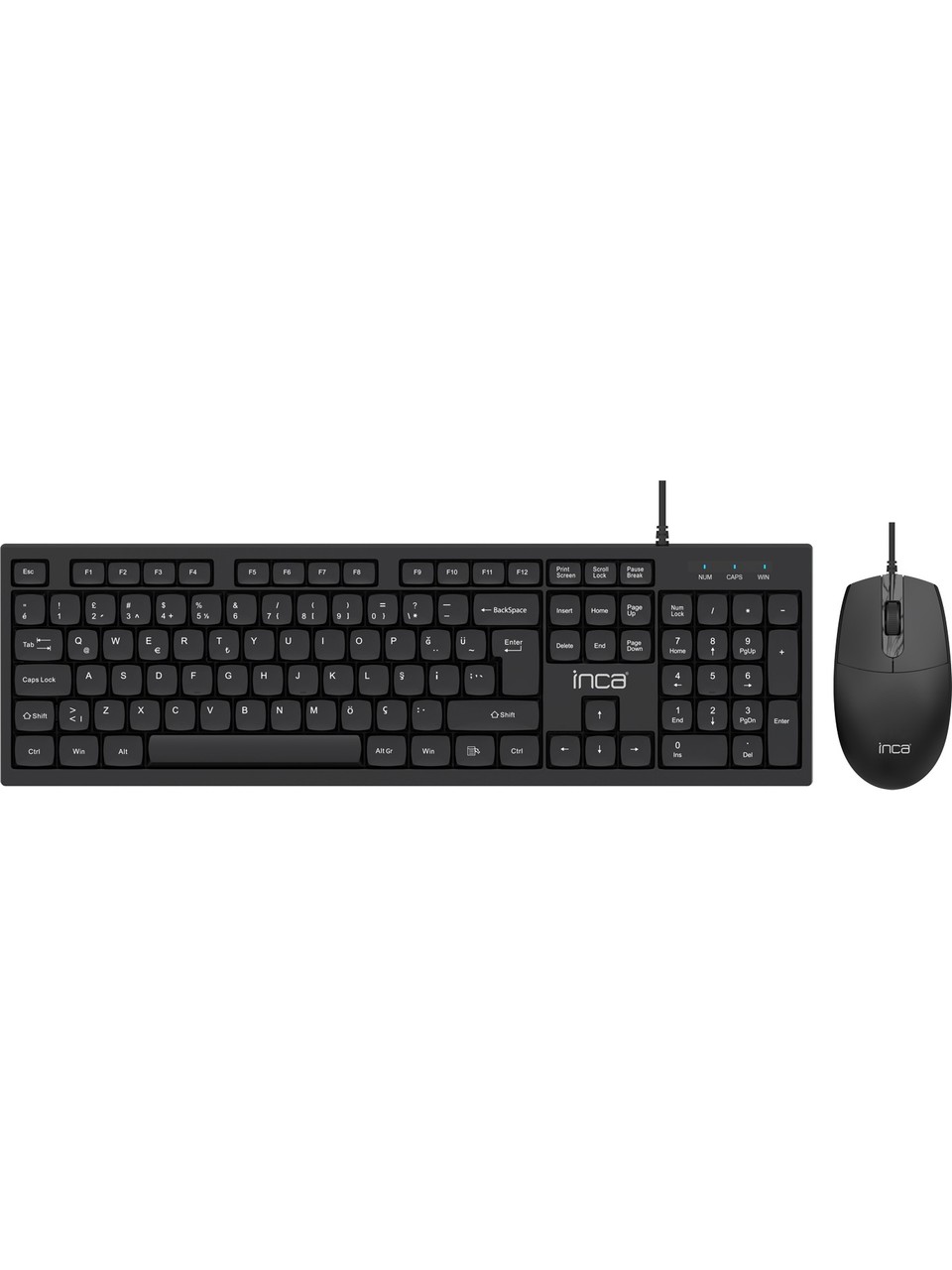 kablolu klavye mouse set siyah imk 376t kablolu klavye mouse set siyah imk 376t