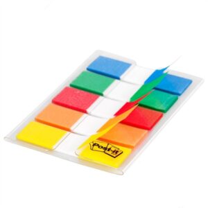 Post-İt Yapışkanlı İndeks 20 Yaprak 12X44Mm 5 Renk 683-5 Kp