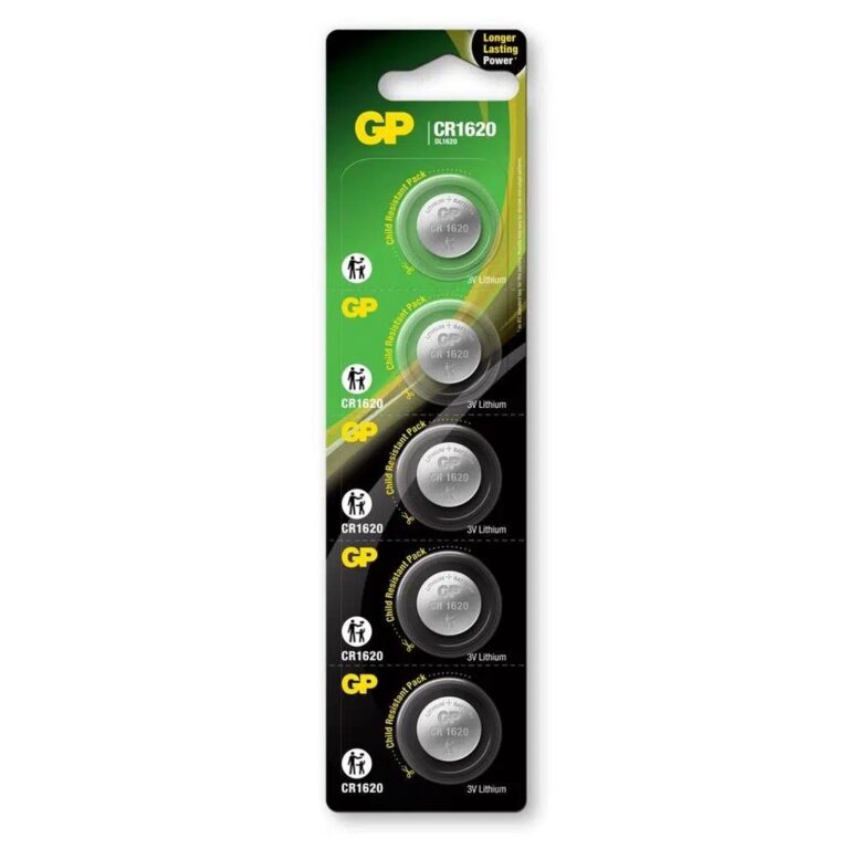 3v lityum düğme pil cr1620 c5 5 li paket