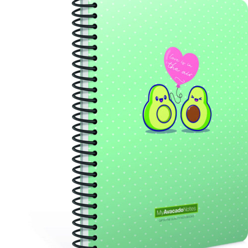 Avocado Notes Spiralli Karton Kapak Defter A4 80 Yaprak Kareli (4 Lü Paket) 5820