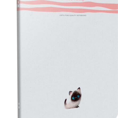 Cute Notes Tel Dikişli Karton Kapak Defter A4 80 Yaprak Kareli (4 Lü Paket) 5849