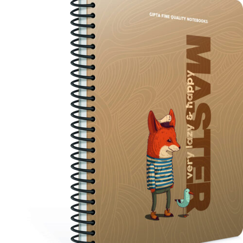 Lazy Master Spiralli Karton Kapak Defter A4 100 Yaprak Kareli (4 Lü Paket) 6166