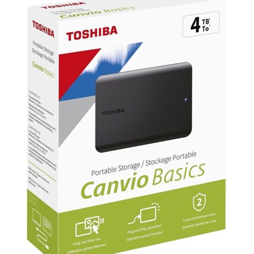 4Tb Canvio Basic 2.5" Gen1 Siyah Hdtb540Ek3Ca Harici Taşınabilir Harddisk