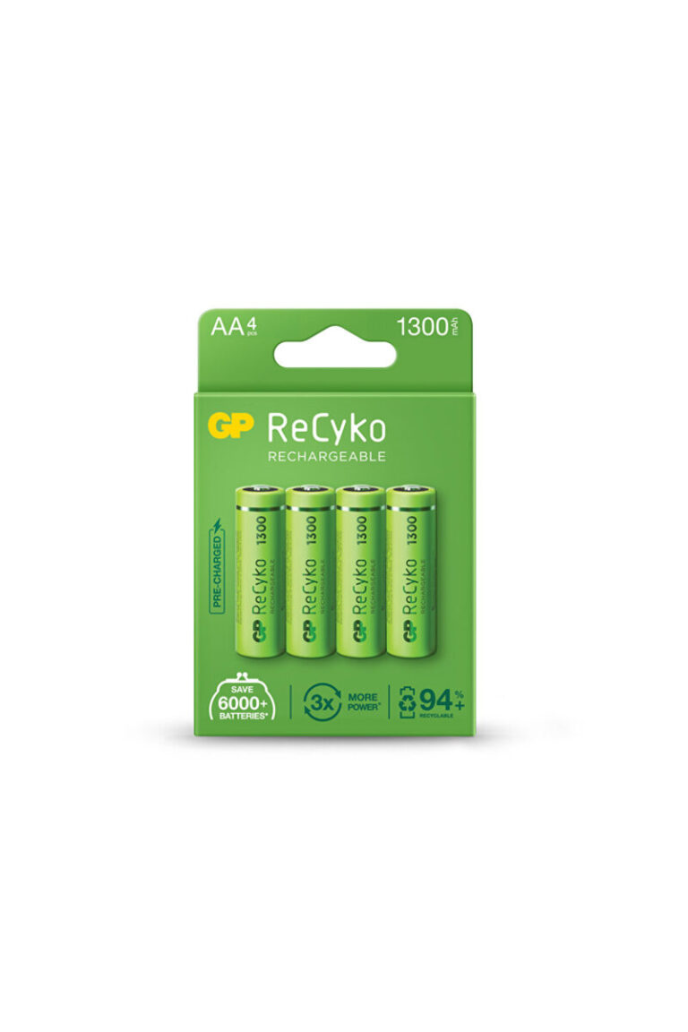 aa 1300 mah Şarjlı kalem pil 4 lü paket gp130aahcemtr