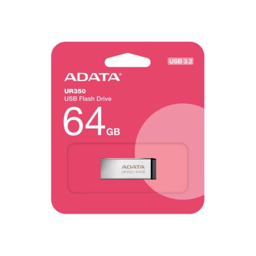 Adata Ur350-64G 64Gb Usb 3.2 Gen1 Metal Flash Bellek