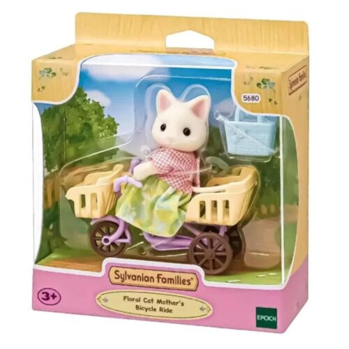 Adore Oyuncak Sylvanian Families Çiçekli Kedi Anne ve Bisiklet Ese5680