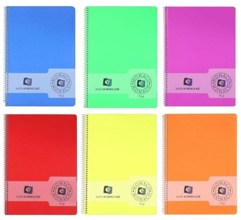 alex schoeller a4 80 yaprak cizgisiz plastik kapak spiralli defter alx 571 karisik renk 1 adet 518383.jpg
