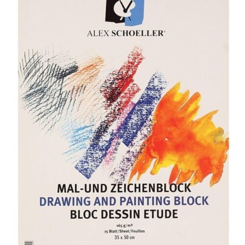 Alex Schoeller Teknik Resim Defteri Spiralli 15 Yaprak 35x50Cm 165 Gram