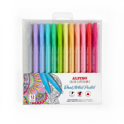 Alpino Keçeli Kalem Dual Art 12 Li Pastel Renk Çift Uçlu Ar-000188