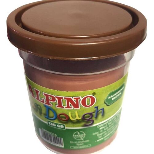 Alpino Oyun Hamur Tek Renk Kahverengi 130 Gr Dp-000315