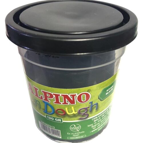 Alpino Oyun Hamur Tek Renk Siyah 130 Gr Dp-000313