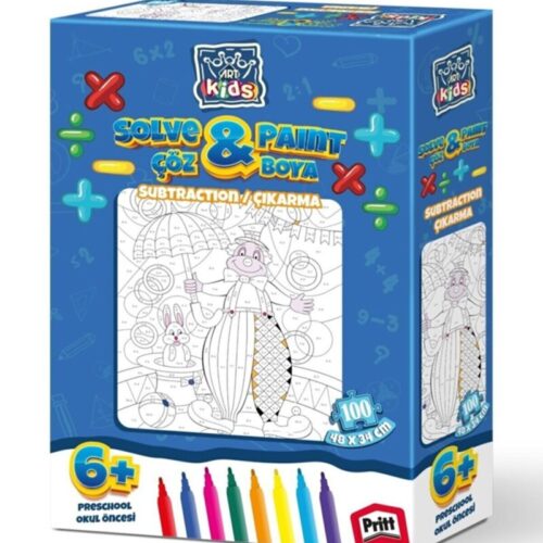 Art Kids Çöz Boya / Çıkarma 100 Parça Puzzle 5847