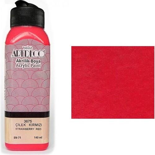 artdeco akrilik boya 140 ml cilek kirmizi 129857.jpg
