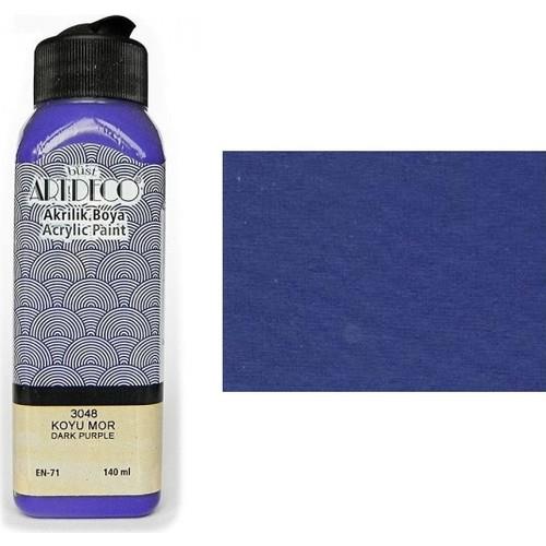 artdeco akrilik boya 140 ml koyu mor 129878.jpg