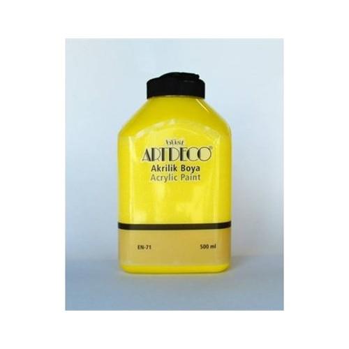 artdeco akrilik boya 500ml sari 132355.jpg