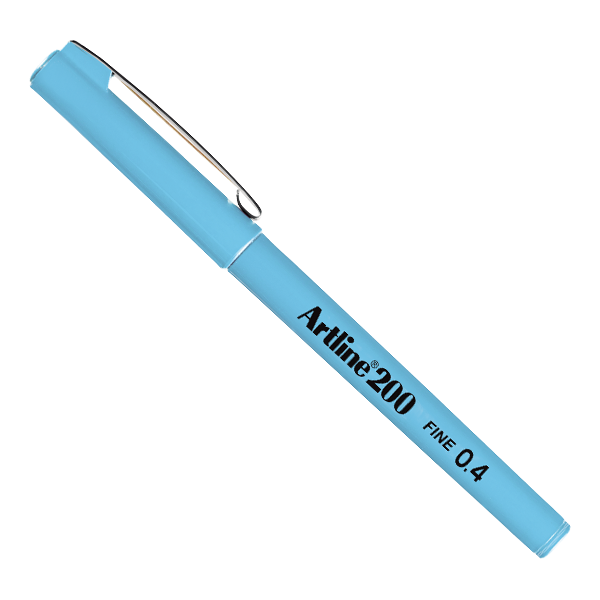 artline ek 200n fine writing pen 0 4 mm kece uc kalem acik mavi 12 li 1 paket 12 adet 232393.png