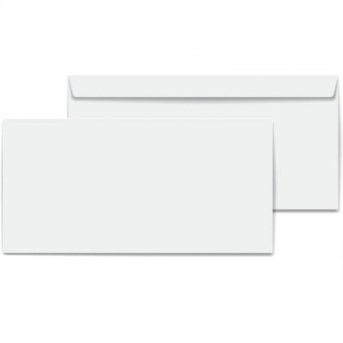 Asil Doğan As-1000 Diplomat Zarf Extra Silikonlu 10.5X24Cm 90 Gram Beyaz (500 Lü Paket)