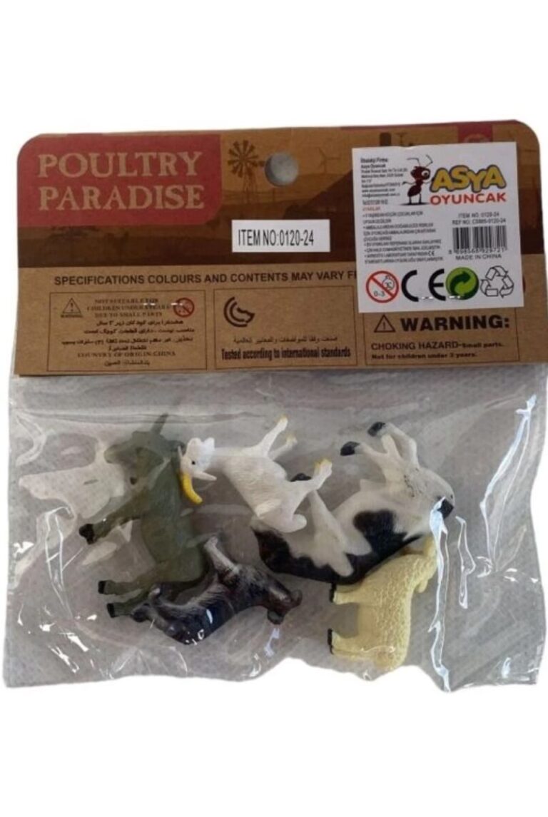 asya oyuncak hayvan seti pvc c5865 0120 24 473731.jpg