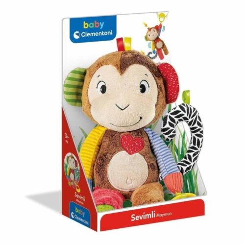 Baby Clementoni Oyuncak Puset Oyuncağı Sevimli Maymun CLE-64187