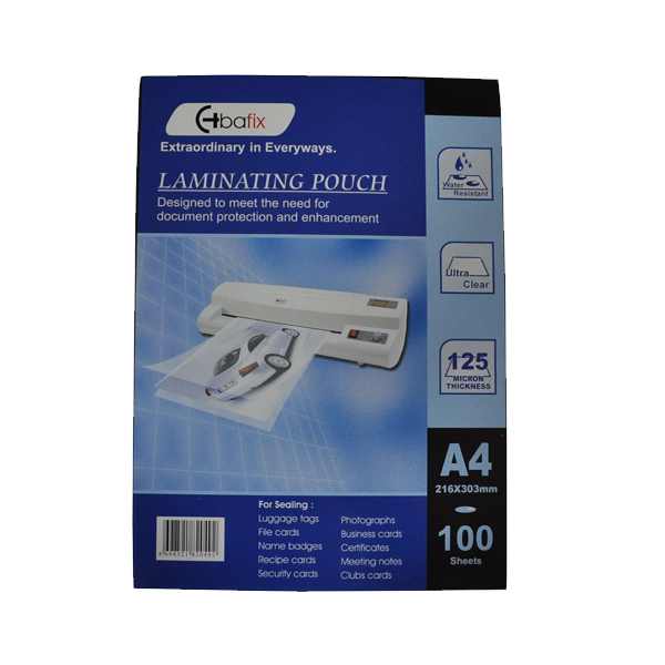 bafix 216 303 laminasyon filmi a4 125 micron 100 lu 1 paket 100 adet 177287.png