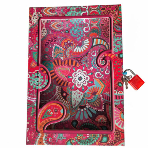 Bafix Hatıra Defteri Kilitli Lp32K-0825 (Karışık Renk, 1 Adet)