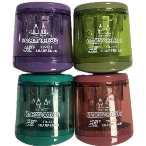 Bafix Smoky Color Kalemtraş Çift Hazneli Tr-308 (24 Lü Paket)