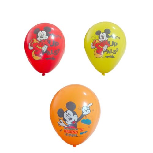 Bafix Balon 4+1 Mickey Playful House Baskılı 12 Inc (8 Li Paket)