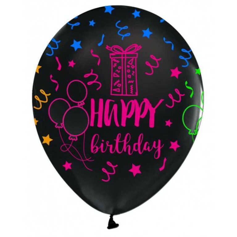 balonevi cepecevre floresan happy birthday siyah balon 100 lu 482620.jpg