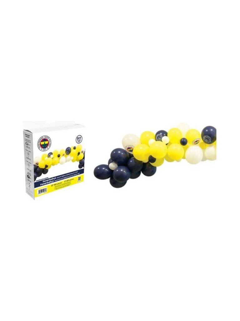 balonevi fenerbahce asorti balon dekorasyon seti 70 li 485468.jpg