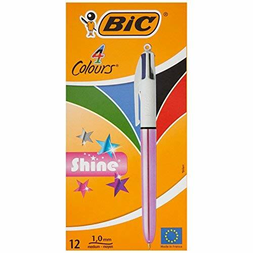 bic 951352 tukenmez kalem shine 4 colours pembe govde 12 li 1 paket 12 adet 181964.jpg