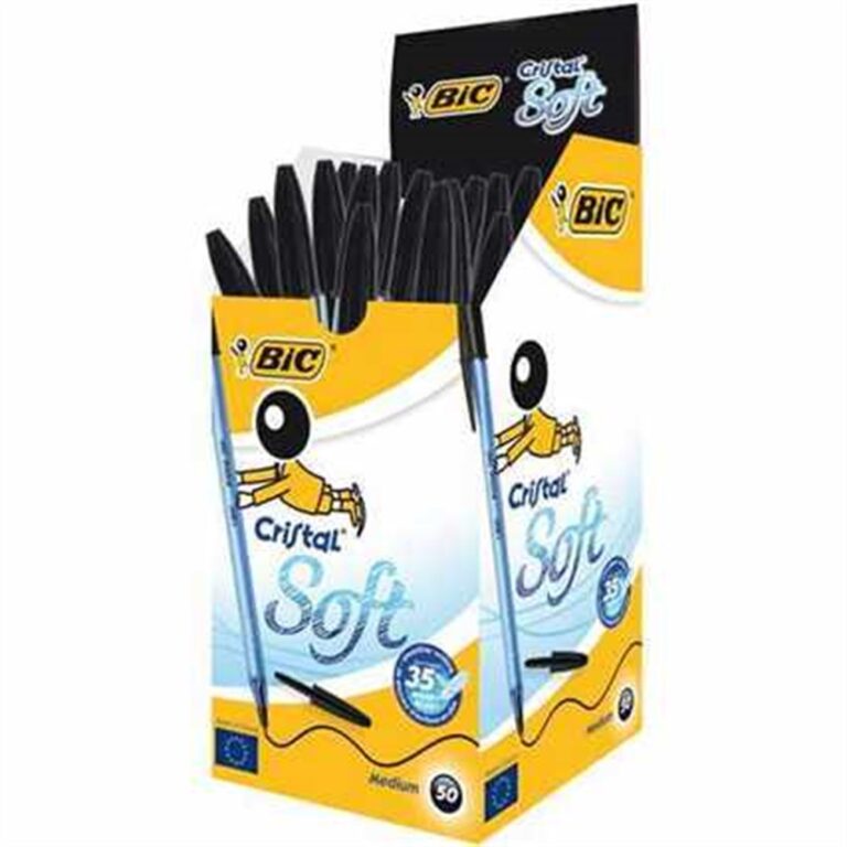 bic cristal soft tukenmez kalem siyah 50 li 951433 1 paket 50 adet 153491.jpg