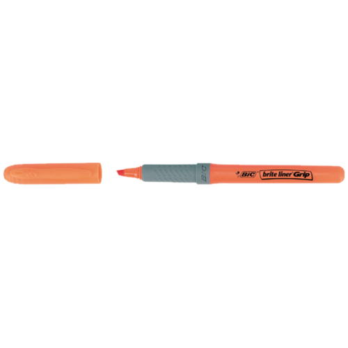 Bic Brite Liner Grip Fosforlu Kalem Turuncu 811933 (12 Li Paket)