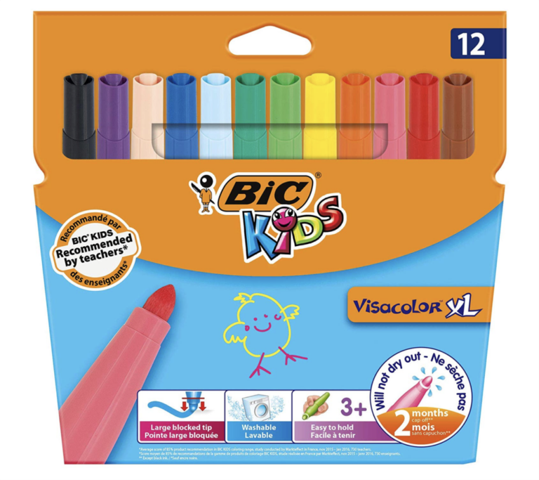 bic jumbo keceli boya kalemi visacolor xl 12 renk 8922231 323790.png