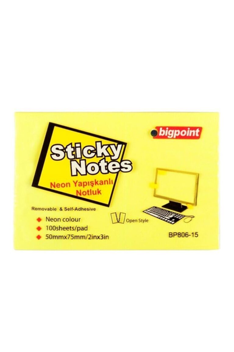 bigpoint yapiskanli not kagidi 75x50 mm neon sari bp806 15 12 li paket 461760.jpg