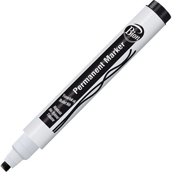 bion permanent marker koli kalemi kesik uc siyah 9177 12 li paket 354765.jpg