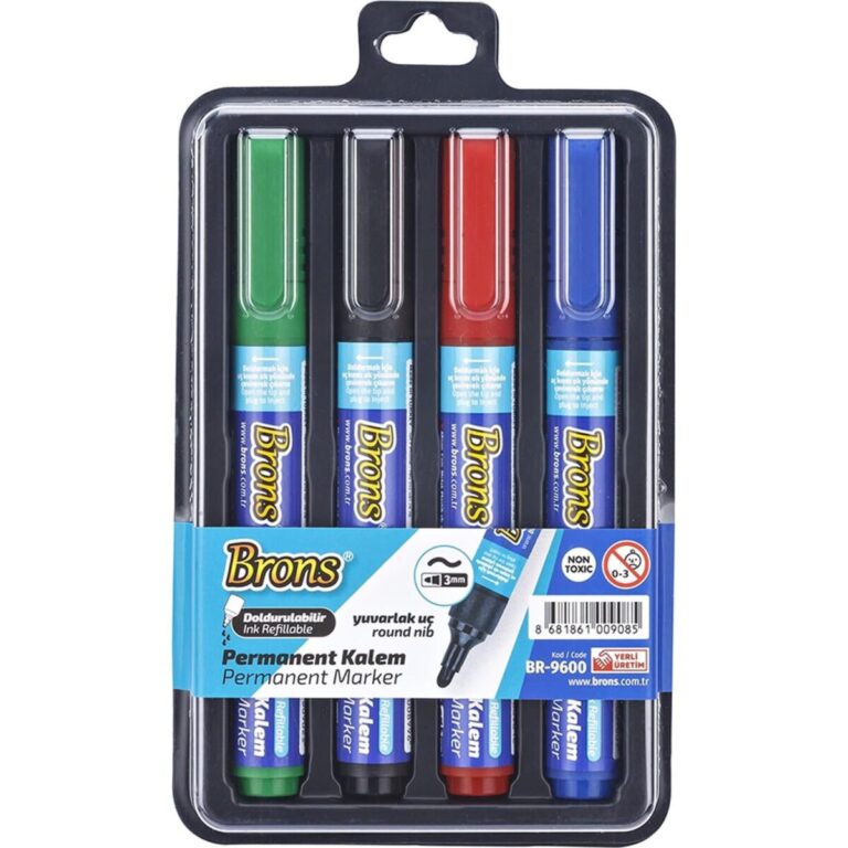 brons permanent marker kalem yuvarlak uc 4 lu bls 385478.jpg