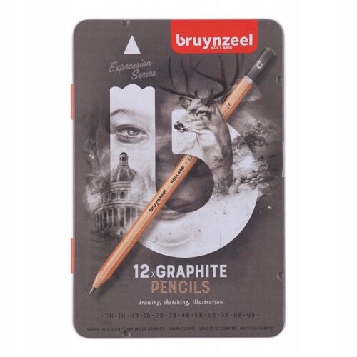 Bruynzeel Expression Graphite Dereceli Karakalem Seti 12 Li