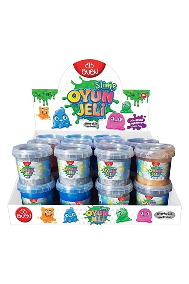 bu bu oyun jeli slime metalik 145 gram slm020 24 lu paket 463866.jpg
