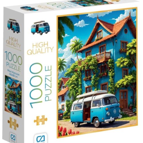 Ca Games Puzzle 1000 Parça Mavi Karavan Ca1000-7054