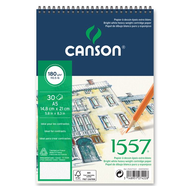 canson a5 1557 resim ve cizim blok 180 gr 20 yaprak resim defteri ustten spiralli fcns18020a5us 323744.jpg
