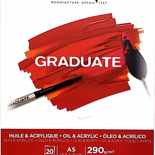 Canson A5 Çizim Bloğu (Çizim Defteri) Graduate Yağlı Boya Ve Akrilik 20 Yaprak 290 Gram 400110379