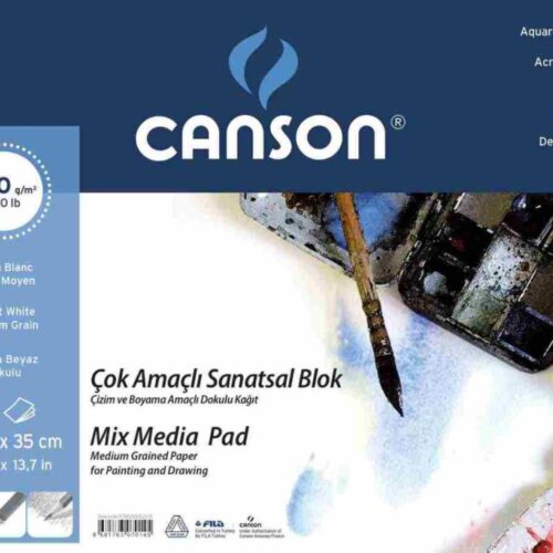 Canson Finface 1557 Resim Blok Çok Amaçlı 200 Gr 25X35 Cm 15 Yaprak Fcns200152535