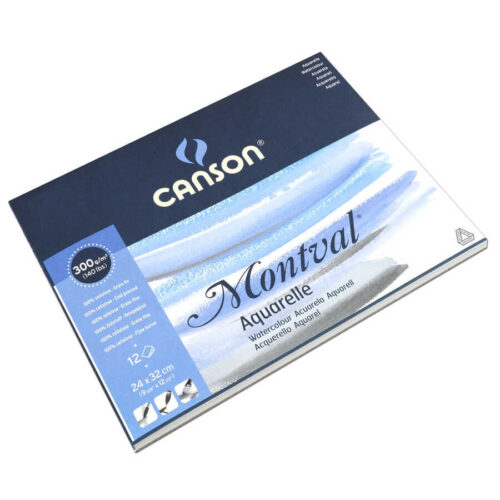 Canson Montval Sulu Boya Resim Defteri Blok Pad Canmontv 12 Yaprak 24X32Cm 300 Gram 200807319