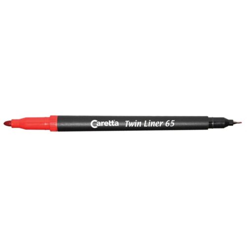 Caretta Çift Uçlu Keçe Uç Kalem Mor 10 Lu Ct-65-12 (10 Lu Paket)