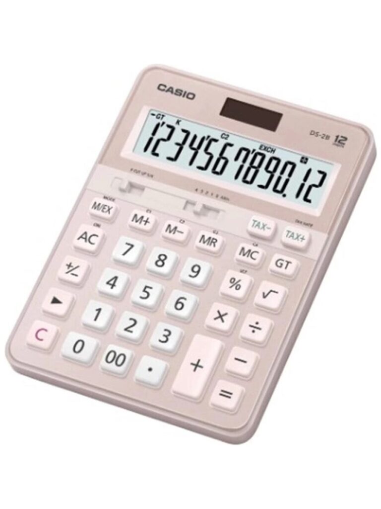 casio ds 2b pk pembe profesyonel 12 hane masa ustu hesap makinesi 489054.jpg