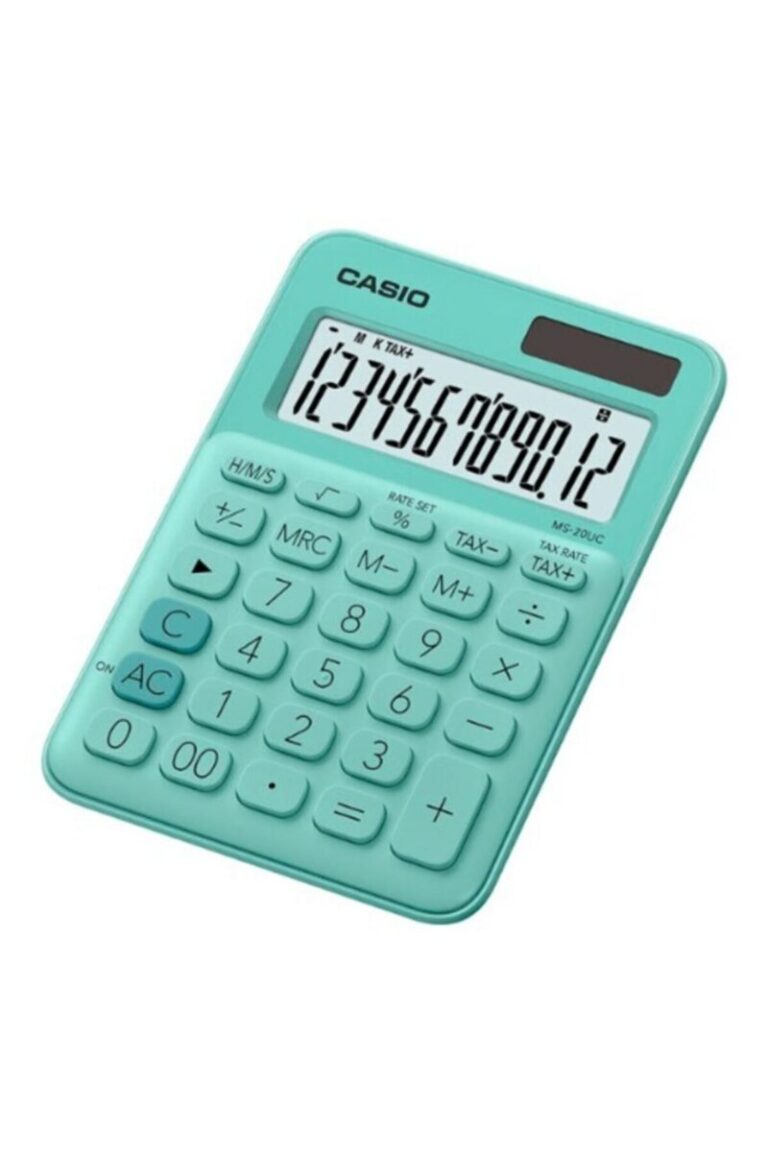 casio hesap makinesi masa ustu 12 hane yesil ms 20uc gn 422732.jpg