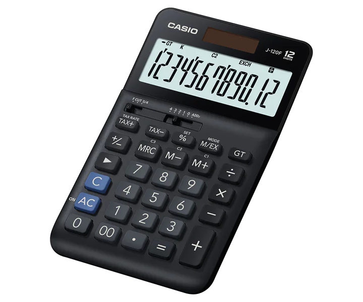 casio j 120f 12 hane masa ustu hesap makinesi 409578.webp