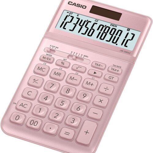 12 Hane Pembe Masa Üstü Hesap Makinesi JW-200Sc-Pk