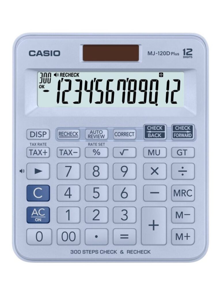 casio mj 120d plus acik mavi islem kontrollu 12 hane masa ustu hesap makinesi 501086.jpg