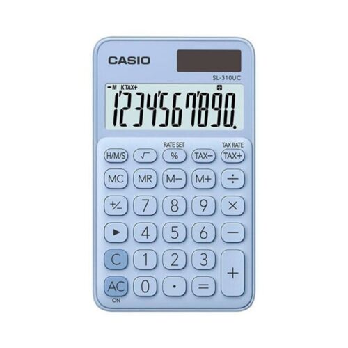 Sl-310Uc-Lb Cep Tipi 10 Hane Açık Mavi Hesap Makinesi